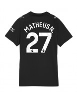 Ženske Nogometnih dresov Manchester City Matheus Nunes #27 Gostujoči 2025-26 Kratki rokavi Ženske Nogometnih dresov Manchester City Matheus Nunes #27 Gostujoči 2025-26 Kratki rokavi